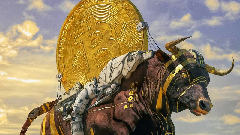 20211130124001pmchristos ellinas chris ellinas cryptocurrency for creators what is NFT Crypto Art how to use it how to start with nft artwork from Beeple bull carrying an NFT coin on his.png